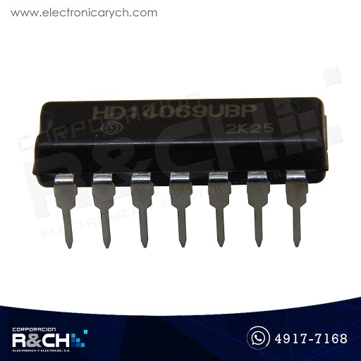 [NTE4069B] NTE4069B CMOS hex inverter