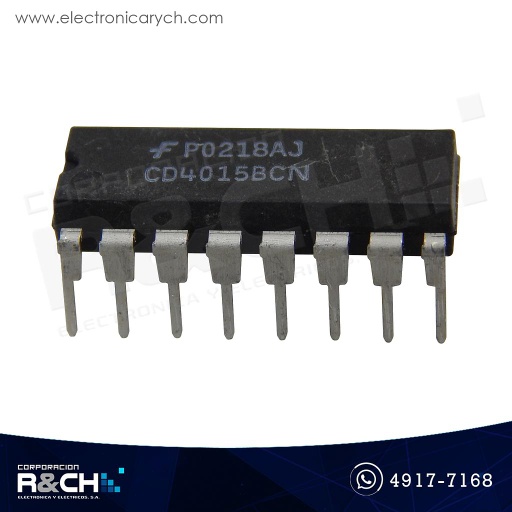 [NTE4015B] NTE4015B CMOS shift register 4 etapas