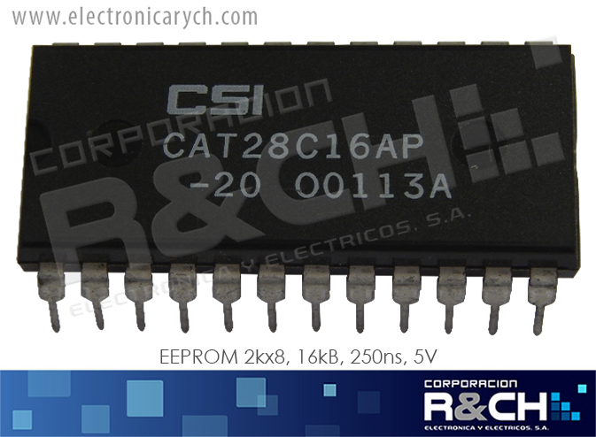 CAT28C16AP EEPROM 2kx8, 16kB, 250ns, 5V