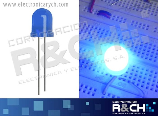 [LD-10AZ] LD-10AZ LED 10mm azul jumbo
