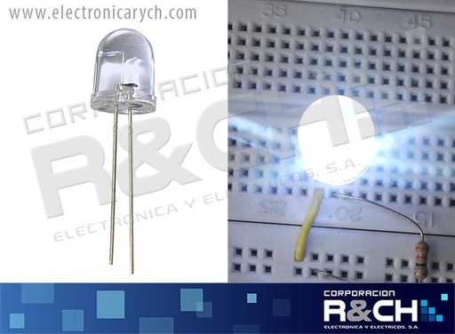 [LD-10BT] LD-10BT LED 10mm blanco jumbo Brillante 30K MCD