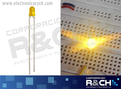 [LD-3A] LD-3A LED 3mm amarillo
