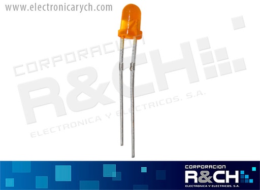[LD-3ND] LD-3ND LED 3mm naranja difuso