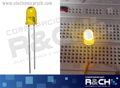 [LD-5AD] LD-5AD LED 5mm amarillo difuso