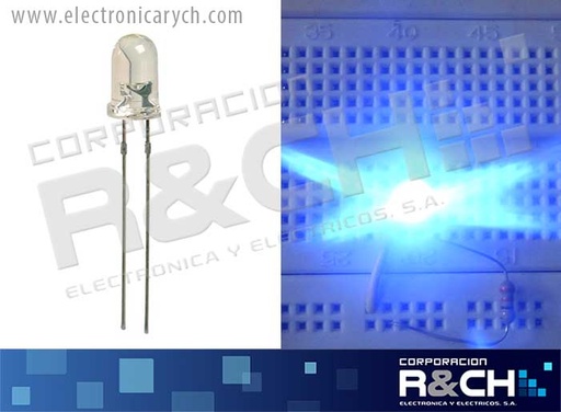 [LD-530XB7C (530XB7C)] LD-530XB7C LED 5mm azul 6000MCD 30º