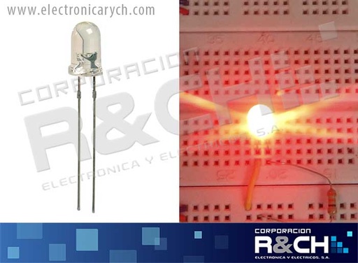 [LD-5RT] LD-5RT LED 5mm rojo transp.