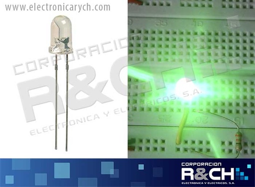[LD-5XV2C (530XG2C)] LD-5XV2C LED 5mm verde 24K MCD 30º