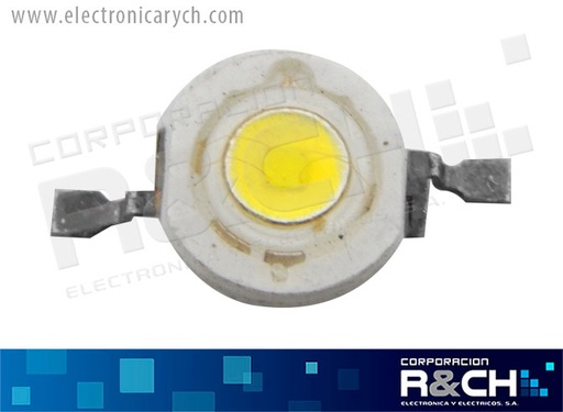 [LD-PW6C] LD-PW6C LED blanco redondo 120º 1W 3.5-4V 350mA