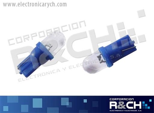 [BO-332BL] BO-332BL LED bombilla 10mm azul 12V bayoneta p/carro