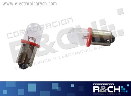 [BO-352] BO-352 LED bombilla 10mm rojo 12V presión p/carro