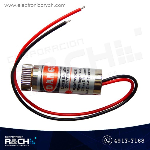 [LD-5ZRH] LD-5ZRH LED Laser Rojo de Punto 3-5V 5mW 650nm Alta Calidad