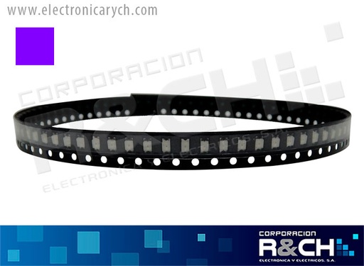 [LD-1206UV] LD-1206UV LED smd 1206 120MCD 125° ultra violeta 3.2V 20mA
