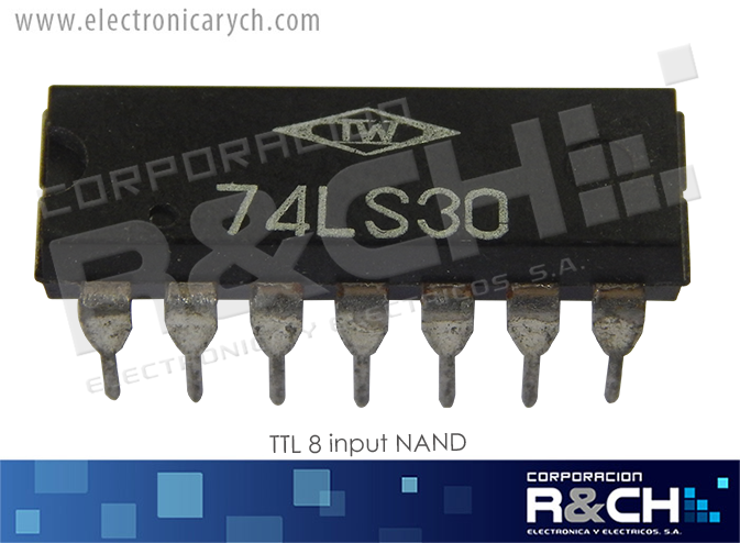 NTE7430 TTL 8 input NAND 74LS30