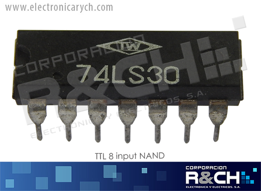 [NTE7430] NTE7430 TTL 8 input NAND 74LS30