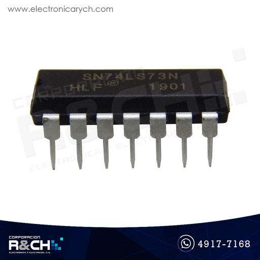 [NTE74LS73] NTE74LS73 TTL dual flip-flop tipo J-K