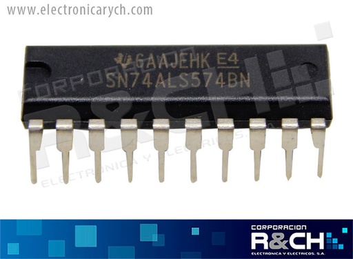 [NTE74ALS574] NTE74ALS574 TTL flip flop tipo D octal 3 estados 74ALS774