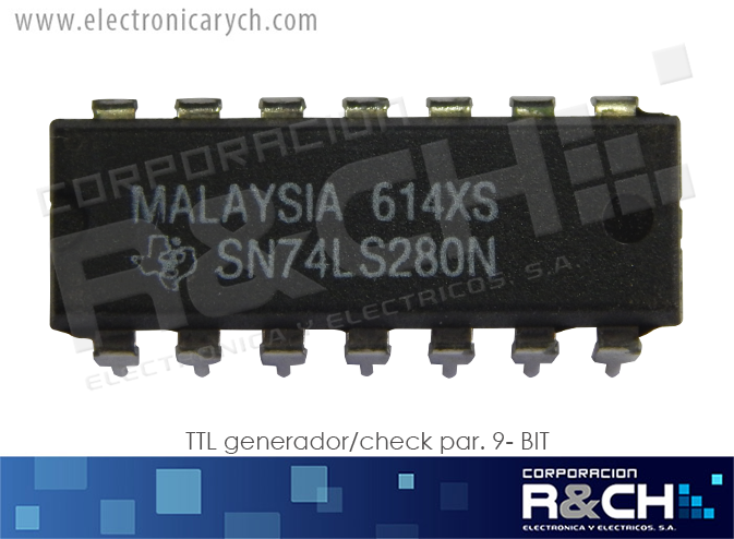 NTE74LS280 TTL generador/check  par. 9- BIT 74LS280