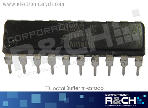 [NTE74LS241] NTE74LS241 TTL octal Buffer tri-estado 74LS241
