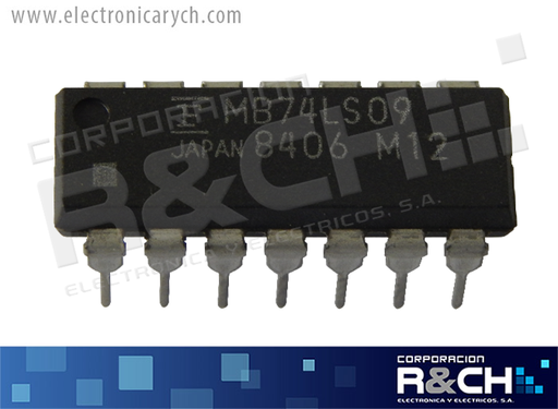 [NTE74LS09] NTE74LS09 TTL quad 2 imputs AND w/open collector out