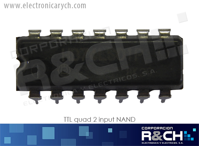 NTE74LS01 TTL quad 2 input  NAND 74LS01