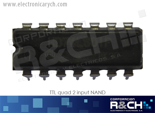 [NTE74LS01] NTE74LS01 TTL quad 2 input  NAND 74LS01