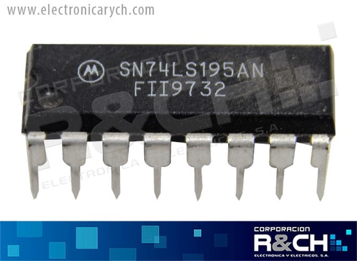 [NTE74LS195] NTE74LS195 TTL shift register 4-bit paralelo 74LS195