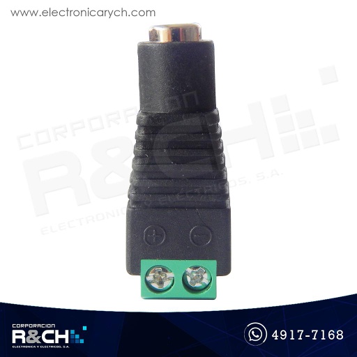 [AD-5050] AD-5050 Adaptador DC 2.1mm Tipo Jack CCTV a Bornera 12V-36V
