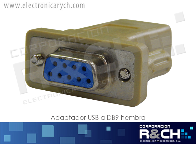 AD-032 adaptador USB a DB9 hembra