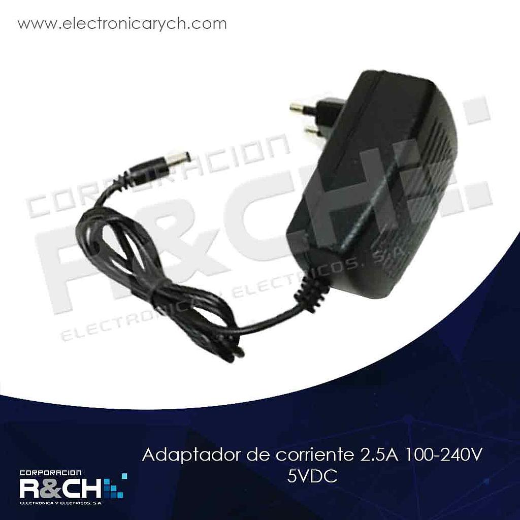 AD-0525 adaptador de corriente 2.5A 100-240V 5VDC