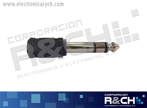 [AD-016] AD-016 adaptador jack 3.5 plug 1/4 stereo P-111