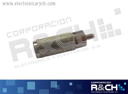 [AD-1583] AD-1583 adaptador jack 3.5 stereo a plug RCA metal