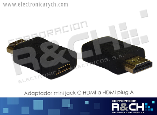 [CN-HDMI1] CN-HDMI1 adaptador mini jack C HDMI a HDMI plug A
