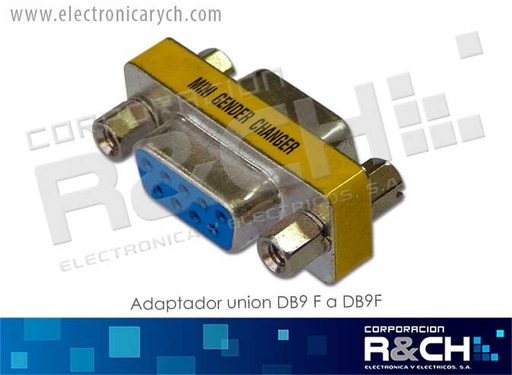 [CN-DB9U] CN-DB9U adaptador union DB9 F a DB9F