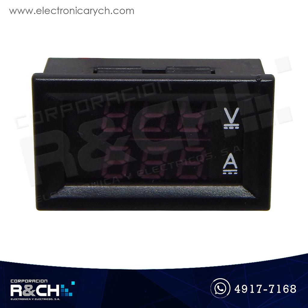 ADCLC Amperímetro voltímetro digital 50A 100V DC