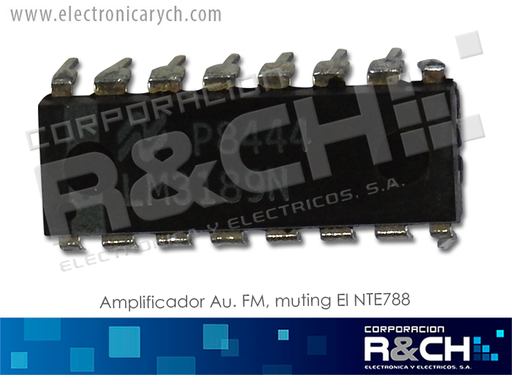 [NTE788] NTE788 amplificador Au. FM, muting