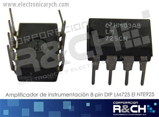 [NTE925] NTE925 amplificador de instrumentacion 8-pin DIP LM725