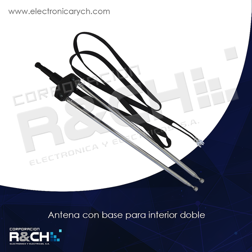 [A-618C] A-618C antena con base para interior doble