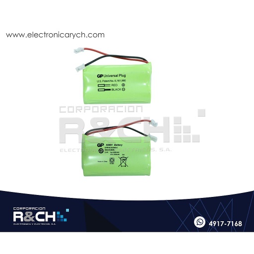 [BT-T348] BT-T348 bateria 2.4V 600mAh Ni-MH GP Cordless Phone