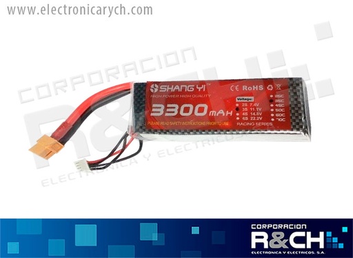 [BT-3300] BT-3300 bateria lipo 3300mAh 3cell  11.1V 35C
