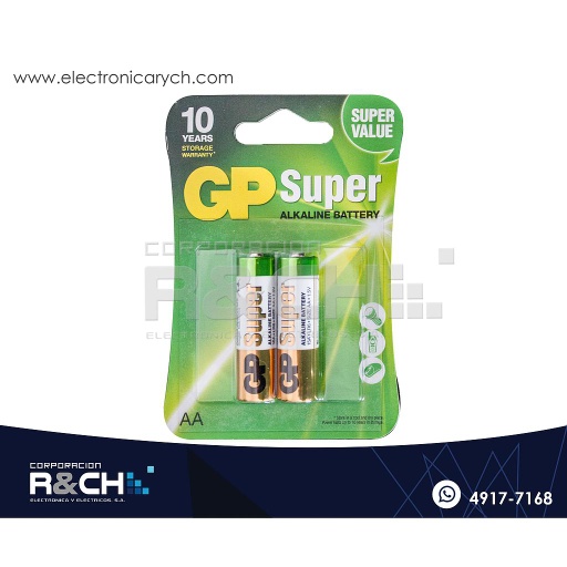 [BT-AAX2M] BT-AAX2M Bateria Super alkalina AAx2 Par 1.5v
