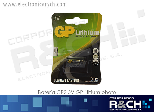[BT-CR2] BT-CR2 bateria CR2 3V GP lithium photo