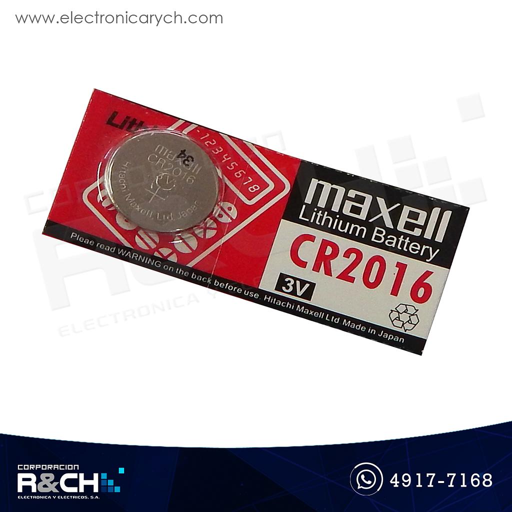 BT-CR2016 Batería CR2016 3V lithium Maxell