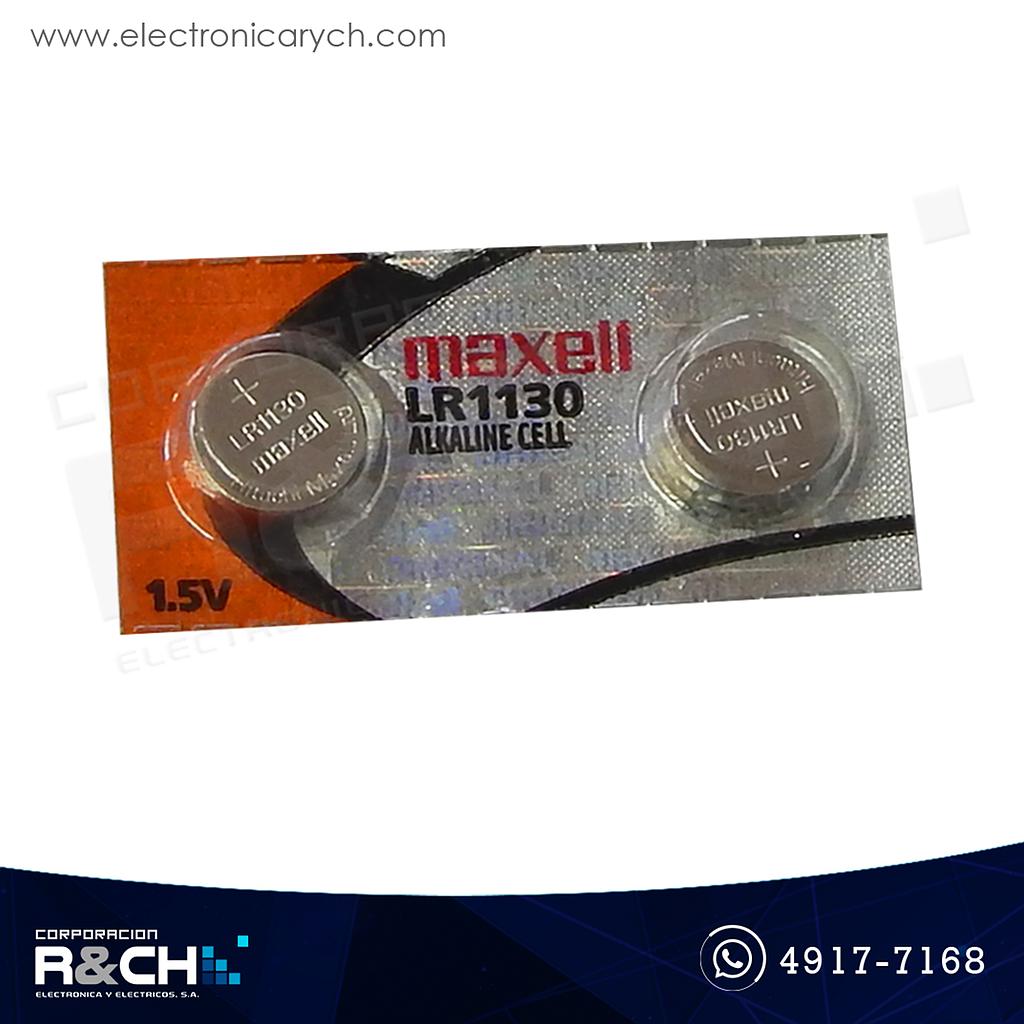 Maxell - Blíster con 2 pilas de botón alcalinas LR1130, (1,5 V