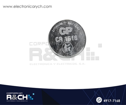 [BT-CR1616] BT-CR1616 BaterIa alcalina tipo Boton 3V CR1616