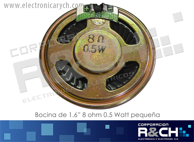 BC-1605 bocina 1.6&quot; 8ohm 0.5 watt pequeña