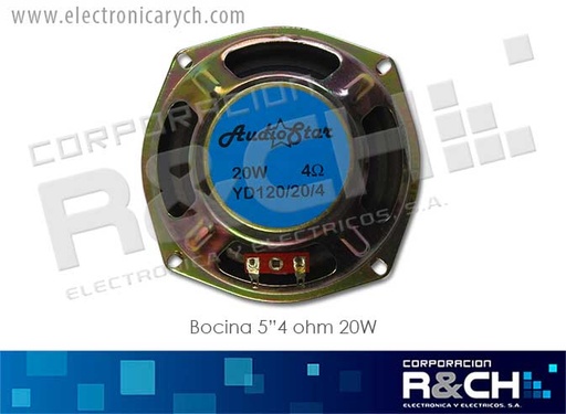[BC-204] BC-204 bocina 5" 4 ohm 20W