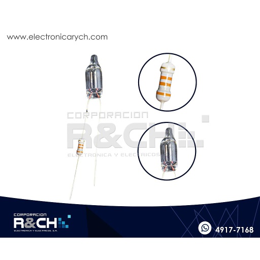 [BM-471P] BM-471P bombilla 110V neon c/resistencia T6x16mm