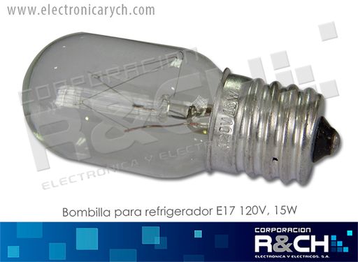 [BO-713] BO-713 bombilla para refri E17 120V 15W