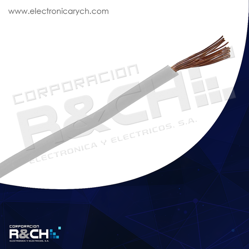 [CB-T16B] CB-T16B cable 16 blanco para control