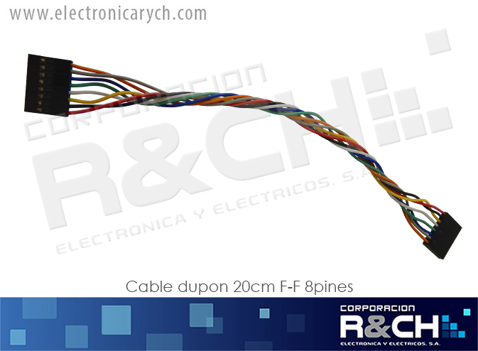 CB20FF8 cable dupon 20cm F-F 8pines